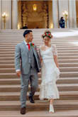I wore this dress on my wedding day. I can't stress this enough, but this elegant looking dress added extra happiness on my special day. Everybody said it was really beautiful on me. - Randall A.