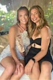 This dress made me feel so beautiful for my bachelorette!! Sexy but still so classy! Unfortunately I didn't get any pictures standing up, but it fit perfectly. Being a taller girl, it's so hard to find dresses that aren't too short but it was the perfect length. I got a medium! - Kristyn L.