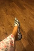 I can't wait until the pandemic is over and I get to wear these out! These would be really cute for work or to wear to dinner with friends, ugh they are so cute. Fit is perfect, they are comfy and colors are so vibrant. It makes for a great addition to any outfit!
(P.s. please excuse my pajama pants hahaha) - Sahana S.