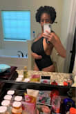 I decided to just buy this top though it had mixed reviews. I thought it could be a bodysuit with a little more razzle-dazzle for just weekend day wear but it's got major side boob & it's more for a celebrities day wear, not saying everyday girls can't wear this top, but c'mon look at my boobs. Can't go to Target with my boobs out. I think it may fit a C cup, not a flat chest but not a D cup like me. I bought a medium. - Yovonieia D.
