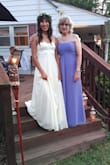 Due to the pandemic my now-husband and I ended up planning an impromptu, intimate backyard wedding--with only a week to plan! Thankfully I found this dress *just in time*! It fit like a glove, was beautiful, comfy, high quality, and most importantly: made me feel like a goddess. I'm excited to wear it again soon for a "reenactment photo shoot." Bottom Line: PERFECT for a low key wedding--simple, elegant, and SO many ways to make it your own. - Jenna Z.