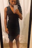 I ordered this dress in both an XS and a S and both were too small. I am literally a tiny person, standing just above 4'10 and weighing on average between 105 and 109. XS is often too big for me, but somehow these sizes manage to be too small even for me. I could barely fit my thighs into the XS, and I needed help to zip up the S which I can barely move or breathe in. Perhaps mine were defective. - Rachel L.