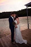 The only thing that we changed were the straps, added boning, and hemmed! It's light weight for summer. The lace is absolutely perfect. I wore this for our vow renewal. I really didn't think I would wear a dress this form fitting after three babies but I'm glad I gave it a shot! I seriously sent back so many dresses and once I tried this one on I just knew it was the dress! - Shalyn M.