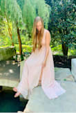 I bought this for a wedding. I love this dress so much! I took a chance and bought an XS and it fits perfectly. It's a beautiful dress with just enough coverage & flow. This is one of my favorite dresses I own. - Natalie Y.
