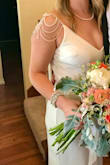 I am so in love with this dress. It was well made and hugged all the right places. I replaced the adjustable straps with beaded straps from David's Bridal to make it a little more glamorous. - Allison C.