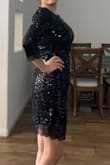 The dress has a good shape on my body, I was wondering because of the bust size maybe it's tight for me but actually it's not. The fabric is a little stretchy and it fits me very nice. - Mojdeh S.