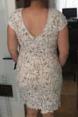 We had to postpone our wedding because of covid, but still want to move forward with a city hall wedding this year and this dress is perfect for the occasion! I'm on the curvy side and was worried the dress would be too small for my hips, but it's perfect! It has just the right amount of give and is the perfect length. - Alejandra R.