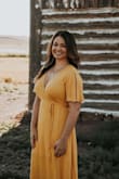 Beautiful dress. Fits great and is flattering - Kristin W.