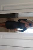 This dress fits great.  It hugs all my curves.  I love this dress.  I also bought it in the Navy.  The navy dress is stunning too. 
5'3 12" 96 lbs. 32-21-31 - Andrea V.