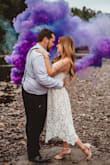 I wore this dress after my small wedding ceremony for late evening photos. The fit is great except the liner is just a bit on the short side. Very comfortable though! I love the way the lace falls at the bottom, and that you can see the silhouette of your legs. - Jennifer C.
