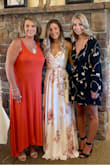The dress is so pretty & I loved it for my bridal shower! I'd have to say the only reason I didn't give a 5 star is because the button in the front kept popping open and needed reinforcement! Also, a little too long, but maybe if I had worn heals with it that would've made it perfect! Otherwise it's a great dress! - Ally B.
