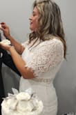 Originally the dress was my choice but became my second wedding dress for the reception. It looks great and feels great! I received lots nice compliments and lots of ppl saying it should have been my first choice. - Lidia L.