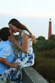 I bought this dress for engagement pictures and I loved how the dress ending up looking on the beach at sunset. Also, I was so impressed with the quality of the dress. I was expecting it to be a thin material, but it's thicker and softer than I imagined. If you are looking for a sign on if you should buy this dress or not, take this as your sign to do it!! It's so beautiful! - Jennifer C.