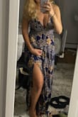 I loved this dress I wore it to my sister's 21st birthday party at a rooftop bar and everyone loved this dress it was flattering not tight and so comfortable! - Amanda A.
