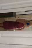 This orange lace dress fits well.  I bought this dress in orange, white, lavendar, navy, and red.   The white and lavendar dresses are larger than the orange, navy and red dresses. - Andrea V.