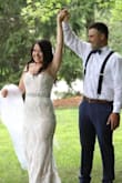 I had to postpone my wedding and bought this dress for an intimate backyard ceremony. It fits true to size and is absolutely beautiful. I added a belt from amazon. - Kyla M.