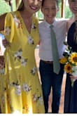 We did need to get this dress tailored a bit.  I'd order a smaller size if you think you can.   The fit was very flattering and I danced the night away. - Victoria D.