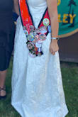 It's crazy for me to be saying that a dress is long on me. I am a tall and skinny girl so most things are short, but this dress just fit a little different. In the photos online it looked like it poofed out a little more but in person there are only 2 layers of fabric all together so there was very slim to no poof to it. It's nice to keep you cool in the summer, but I was expecting the skirt to go out a little more. The dress has pockets which is really nice and it was comfortable to wear. 

The dress was too long on me which was very unusual being a tall girl and the photos showed it being a more full skirt so maybe there's a chance a layer or two got missed while being made. I'm not sure but that seems to have the only explanation as to why the skirt is the way it is. I still loved the dress, but it's not a favorite because of the awkward skirt - Hannah D.