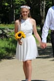 I bought this for my 12yr old daughter to wear as my bridesmaid and it fit perfect!  It was elegant and she said it was super comfortable. - Julie H.
