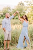 Was a little long on me, I wore heels. It flowed perfectly and looked gorgeous for my family photos. So many people complimented it and asked where I got it! - Jamie G.