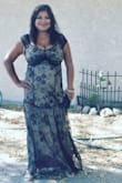 I like its style, lace and colors. Very nice and stylish for the evening dress. I think it was perfect for me was good after I wore it down - Madhulika J.