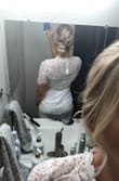 Loved the dress, fit great! Not too snug, but still shows off some booty. I got this dress last minute as a bridesmaid's dress for a quarantine wedding and received a TON of compliments. It's a good blend of classy and sexy. The white is sliiiiiightly see through, but...what are ya gonna do. - Emmalee R.