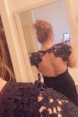 I was so happy with this dress! I feel like it's the perfect blend of sexy and classy. The length was perfect for me and ran true to size. Look at others reviews with similar measurements to yours and you should be fine. I'm in love with this dress! And it arrived on my 50th birthday, so I'm feeling fabulous! - Shannon M.