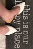 Hi! So I needed some white flats and love the backs to be revealing so that I get some AIR for my feet! I love these flats because of the design, the colors are beautiful, and the comfort is beyond! Only thing for me is the slingback is a little loose at times when I walk and come off (right foot only...not sure why). Other than that though, it's beautiful and perfect - Lucy M.