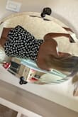 so I'm keeping it because it is super cute but I definitely felt super self conscious in this. Between thinking my boobs would fall out or if i bent over my booty was right there, lol. But if you're standing and mingling, it's typically good. Got so many compliments ! - Linsey M.