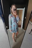 This dress is simply stunning. The fit is so flattering. I have a Similar dress from lulus but in Navy and I thought that one was a bit loose so I've ordered this one in size XS and it fits so perfect. very elegant you will not be disappointed! - Justyna M.