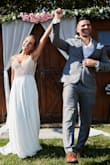 Got so many compliments on my dress! It was absolutely gorgeous! And it fits perfect, just had to adjust the end cause it was too long, but other than that, didn't have to change anything - Carolina K.