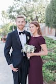 Wore this to my brother and new SIL's wedding, it was beautiful in the front, back, sleeves. I went up a size, I felt like it was tight in waist and hips with side zip. - Robin H.