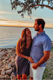 I absolutely love this dress! It's perfect!! I sized down after reading the reviews and ordered an XS (normally a small) -  it fit just right. Highly recommend this gorgeous dress!! - Samantha M.