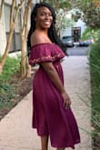 This dress is very easy. I can wear it on lazy days and days I want to look nice. - Crystal W.