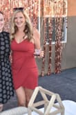 I loved this dress but I was a little skeptical how forgiving it would be and also I have a long torso and dresses like this often end up being too short in the front if you know what I mean?! But it was super flattering and it wasn't too short. I can't wait to wear this dress again! I used one of those sticky bras which made me feel more comfortable but you could go without a bra. - Beth L.