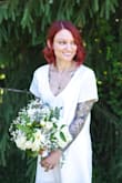 This dress was exactly what I was looking for! My husband and I eloped and I couldn't have imagined anything more perfect. - Polly K.