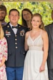 I ordered this for my simple low key wedding. It fit perfectly but the only thing is that it was way too long. Besides that it was perfect. - Haley K.
