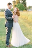 I got this dress to wear to my rehearsal dinner, but when we postponed our wedding I ended up wearing it for an engagement photoshoot that day to honor our original date. My photographer couldn't stop telling me how much she loved my dress! I'm obsessed. I'd wear it every day if I could! Photos by Belinda Jean Photography LLC! - Courtney C.