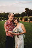 I bought this dress for a makeshift picture idea for my sick father and I. He won't be at my wedding one day, because he is sick. I surprised him with wedding first look pictures. This dress was magnificent for this!!! I just loved it! It was more than I could've hoped for! - Katie B.