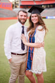 I originally bought this dress to wear to my wedding rehearsal but decided to use it in my graduation photos! It's literally perfect and it fits like a glove! - Kelly O.