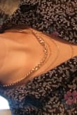 Trendy chains layer well with many of my tops.  Love the more delicate chains in combination with the thicker one. And the adjustable clasps let you wear it almost like a choker or allow you to let it hang a bit longer. Very cute! - Victoria R.