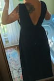 I was skeptical ordering this because I'm tall and often dresses aren't long enough and tye material never looks as it should. After reading all the reviews, I ordered and its perfect! Its so flattering! Cannot wait to wear it to a wedding in 2 weeks! - Michelle B.