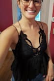Ordered size small. Love the ruffles, and a bit of side boob. Makes the ladies look great. - Natalie K.