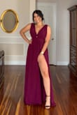 I wore this dress for my cousin's wedding and I received a lot of compliments. On the size chart it said that I would be an M but after reading a lot of reviews I decided to size down, it was a little tight but I'm glad that bought the Small one. I absolutely loved it. - Ariana Z.