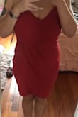 I was Maid of Honor at my best friend's wedding and this dress was so simple, but easy to dress up. The color is very unique and pretty. And the ruching at the tummy made me feel very comfortable and secure. I can see myself using this dress over, and over, and over. - Elizabeth I.