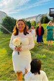 I ordered for my civil marriage and was flawless all my family and friends loved how the dress fits me, I highly recommend this dress - Bessy H.