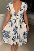 I have a small waist/ boobs and bigger hips and this dress is perfect!! - Sarah K.