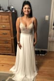 I was worried about not being able to find a perfect dress for my little beach wedding! I am one of those people who wants to look good, but not spend thousands of dollars on a bridal look to wear it for just one day,  but I think this is the perfect dress, it's elegant comfortable. I can't wait for that day! - Nathalia L.