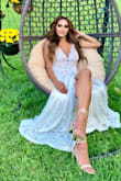 This dress is exquisite! I received so many compliments. It was way too long for me, so i had it altered. It was worth it! - Benawatie M.