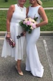 Covid might have stopped our big wedding but our small wedding was perfect. People loved this dress so much they thought it was my "real" wedding dress! They were shocked when I told them this was for the small wedding! I LOVED IT!! - Hannah S.